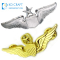 Hochwertige, maßgeschneiderte Chrom-3D-Metallgeprägte Logo-Emaille, maßgeschneiderte britische Militärabzeichen für Kleidung